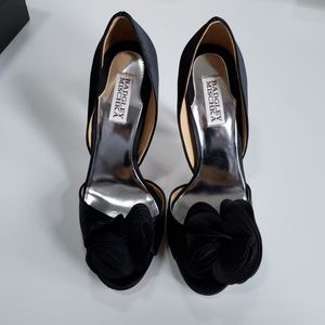 Badgley Mischka Satin Pumps